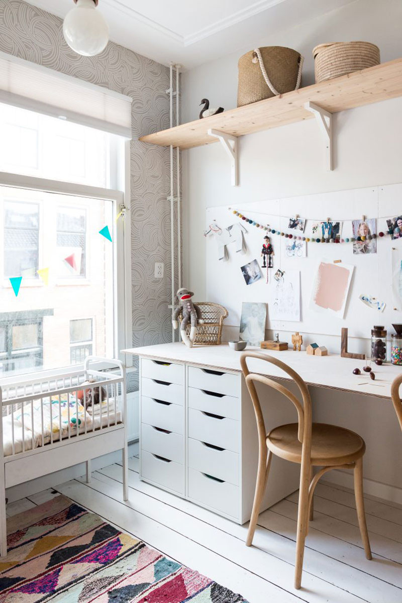 Kids Desk and Creative Workspace Inspiration Babe & Bungalow Interior